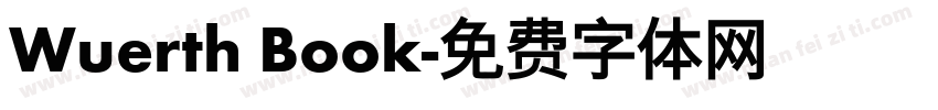 Wuerth Book字体转换